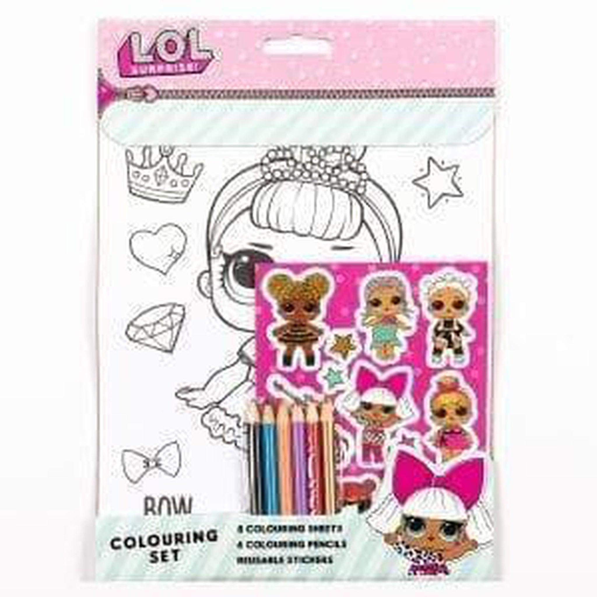 LOL Surprise Colouring Set - PoundToys