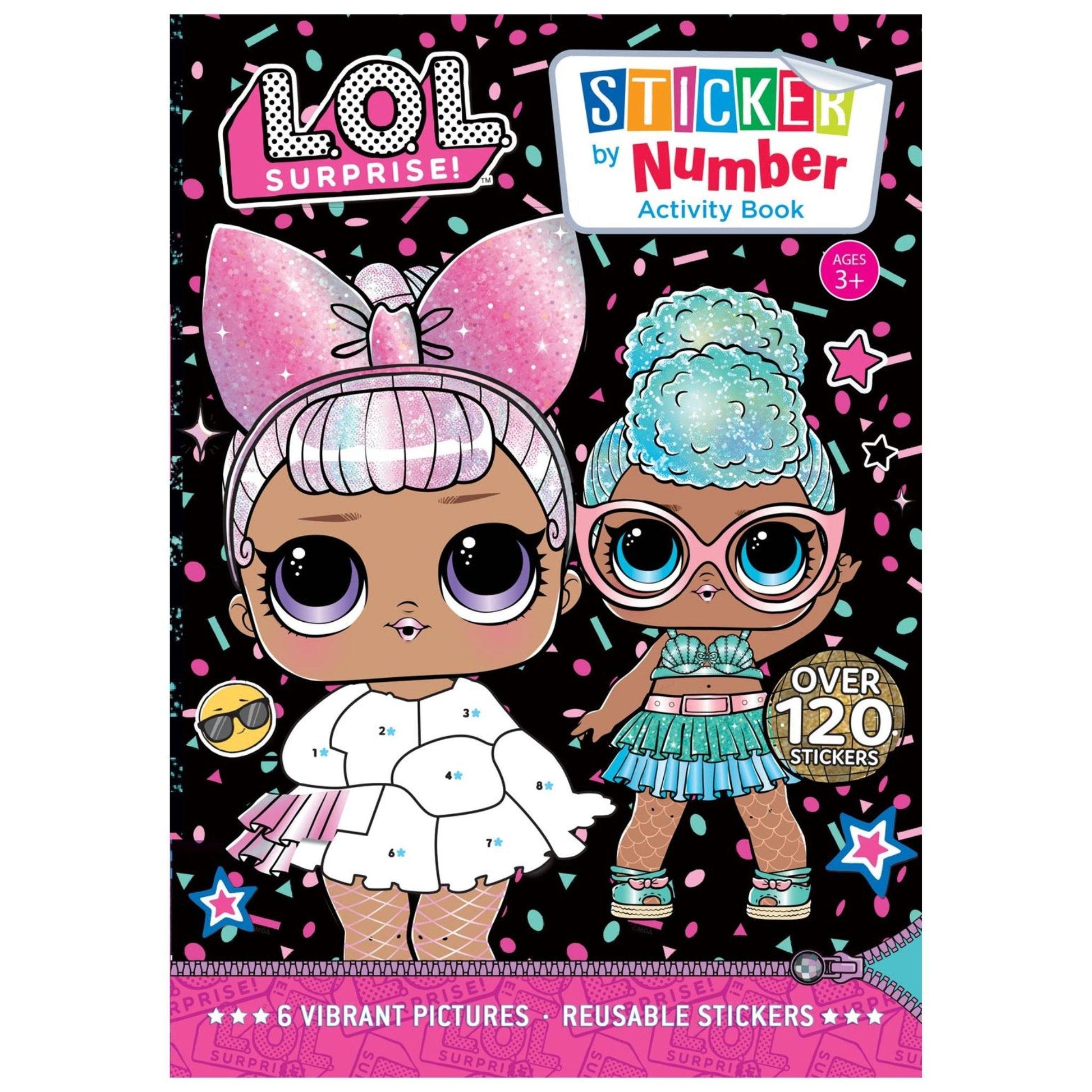 LOL Surprise Sticker by Number Book - PoundToys