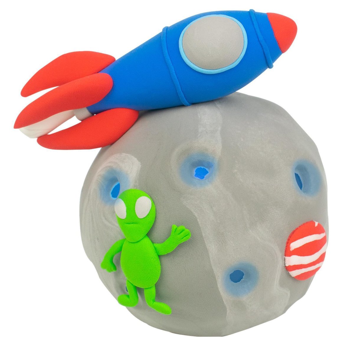 Make Your Own Dough Rocket Light - PoundToys