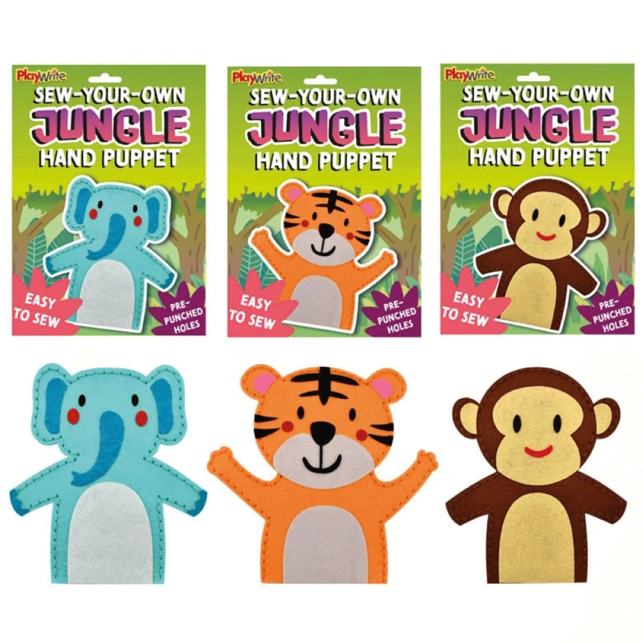 Make Your Own Jungle Hand Puppet - PoundToys