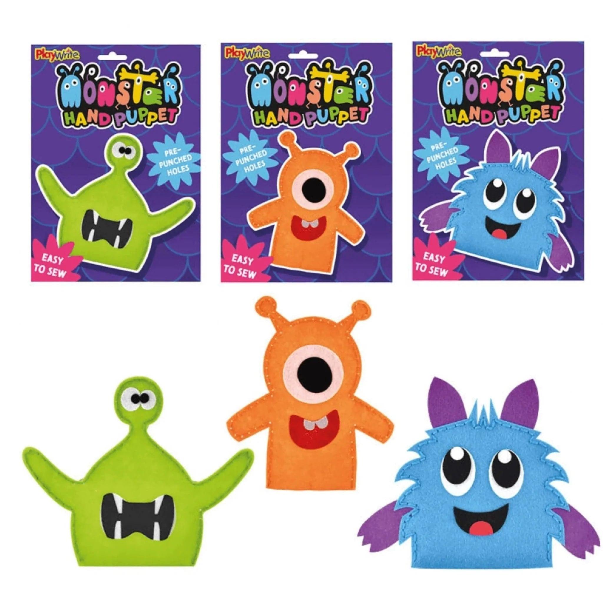 Make Your Own Monsters Hand Puppet - PoundToys