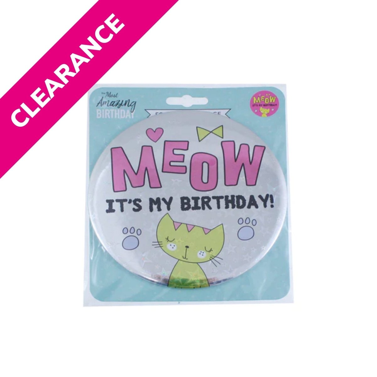 Meow Birthday Badge - PoundToys