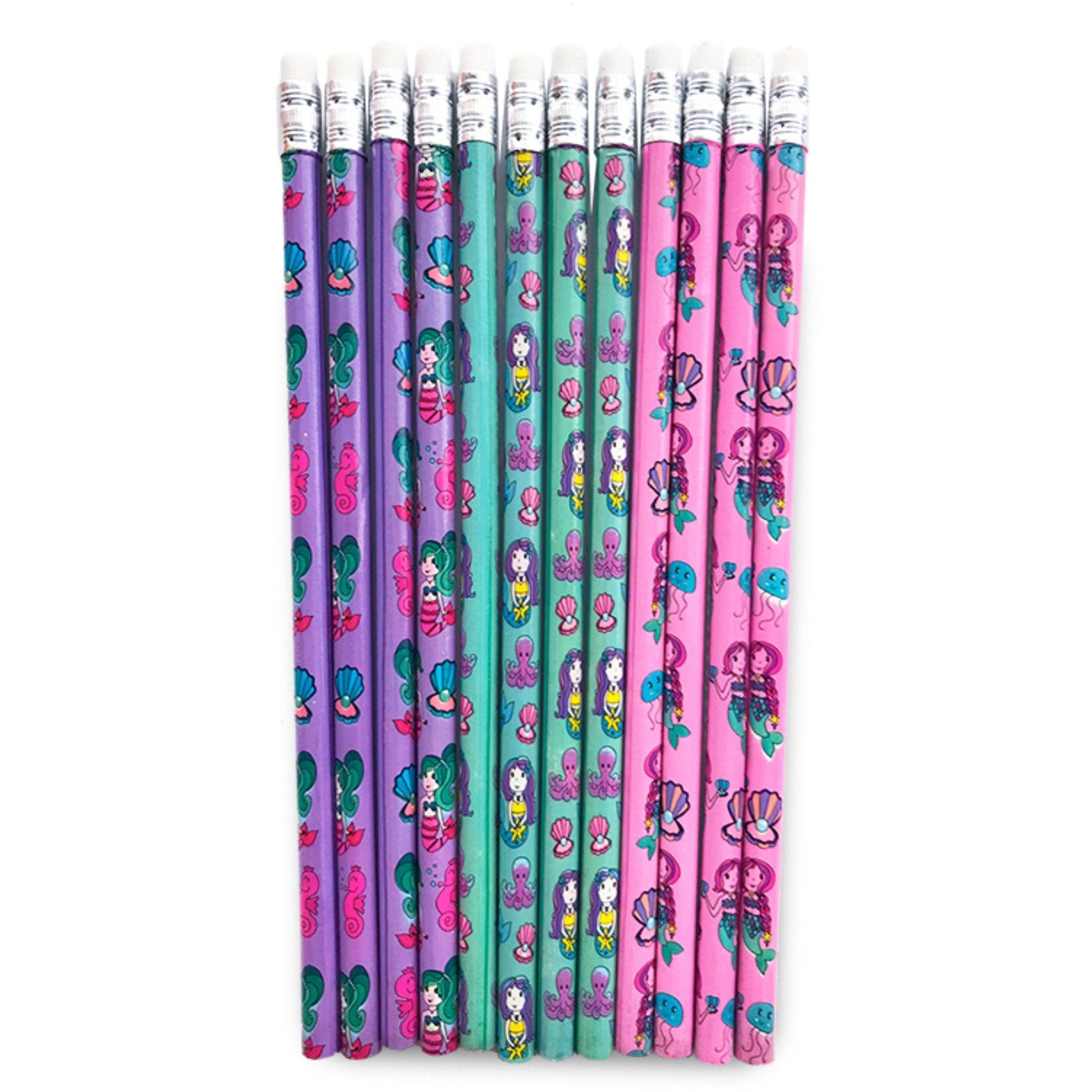 Mermaid Pencils 12 pack - PoundToys