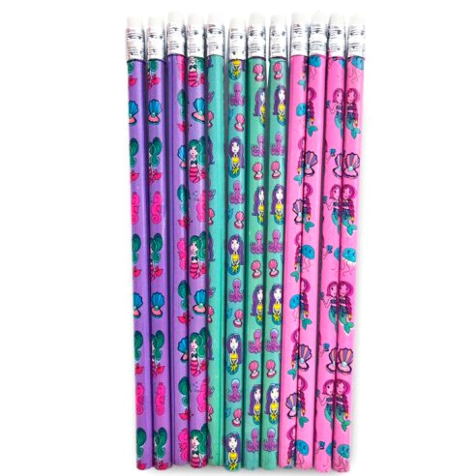 Mermaid Pencils x 12 - PoundToys