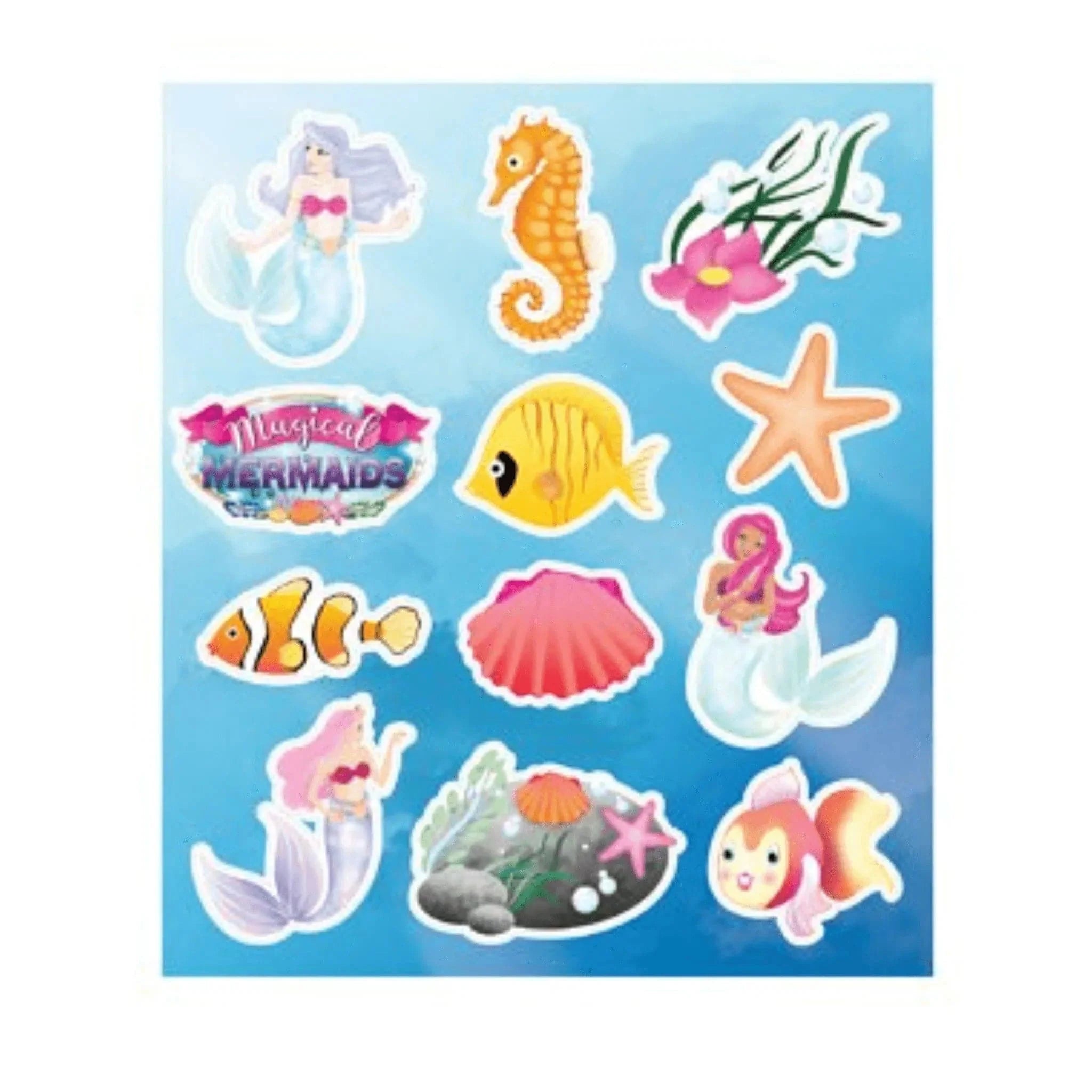 Mermaid Sticker Sheet - PoundToys