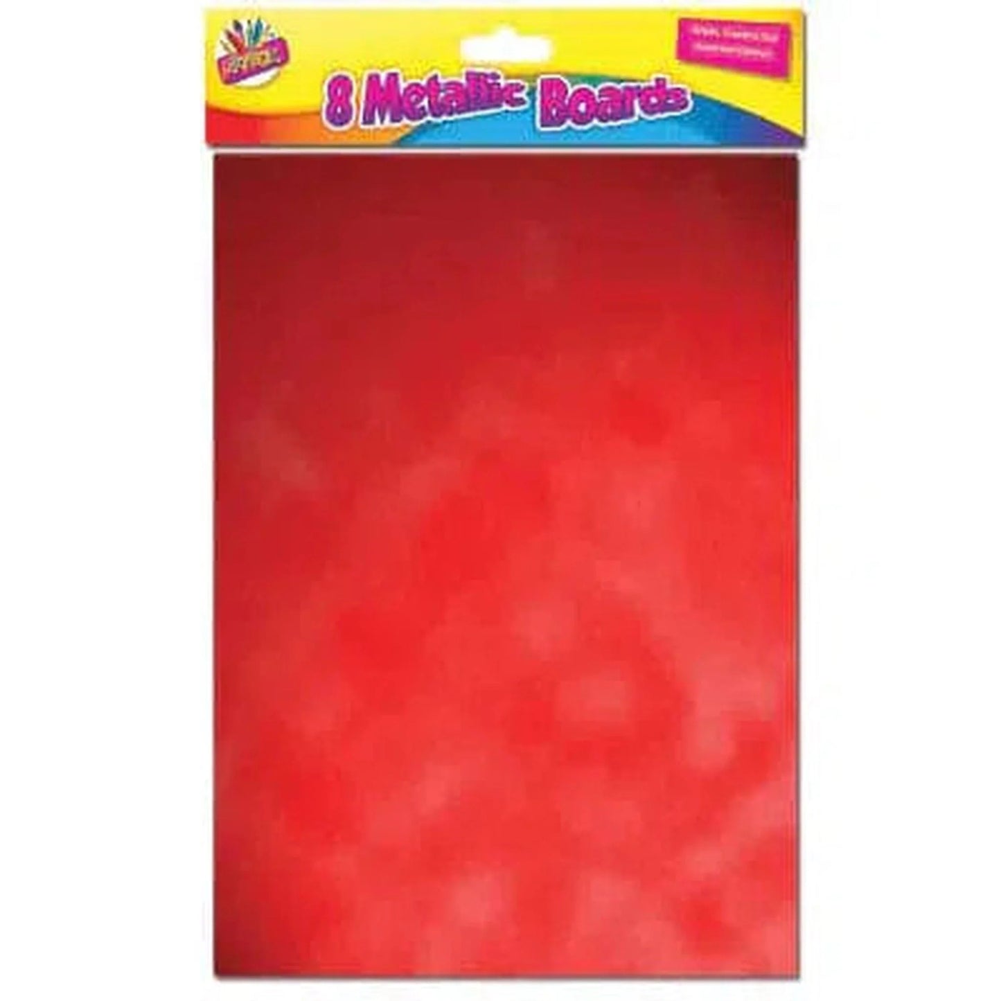 Metallic Boards Assorted Colours 8 Pack - PoundToys