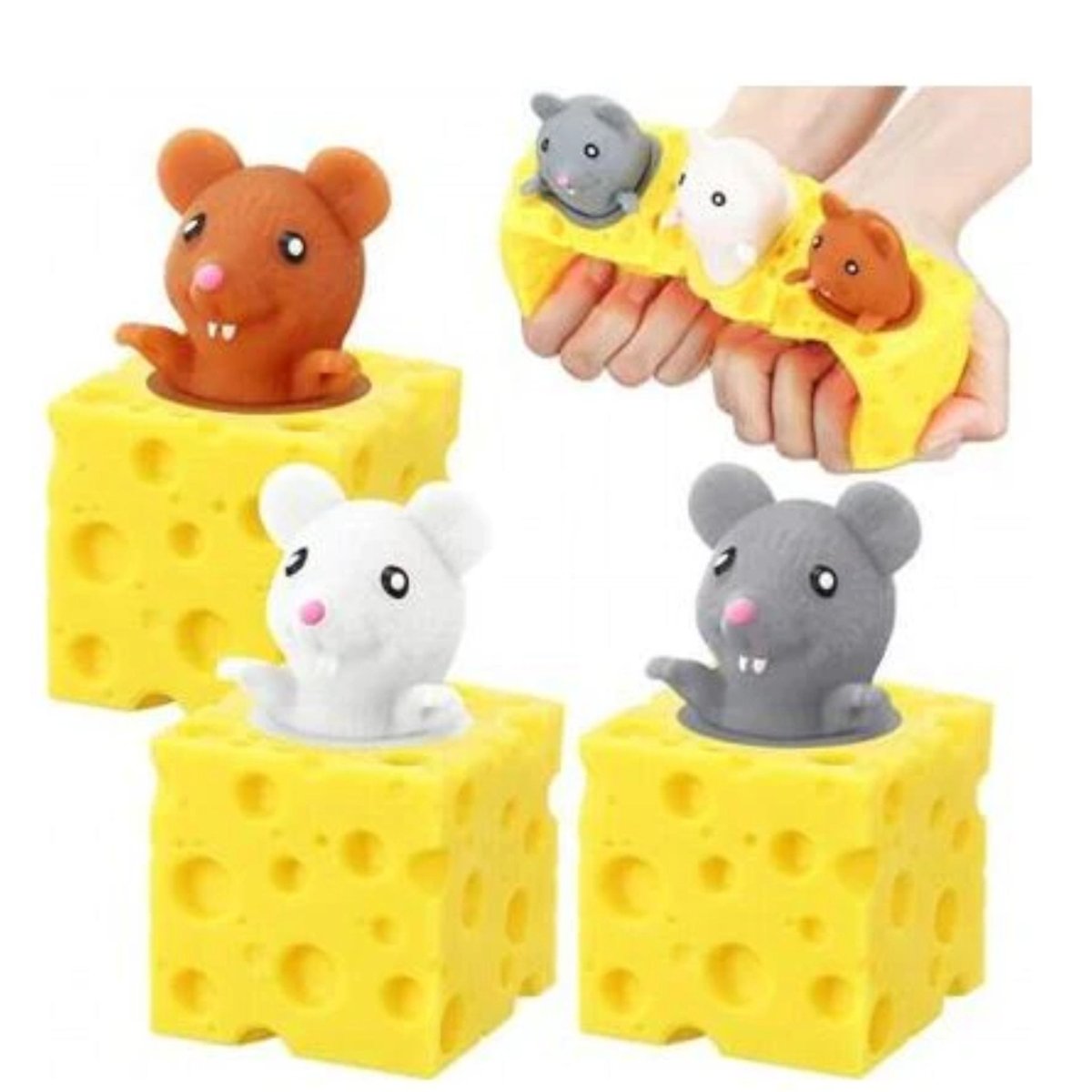 Mice N Cheese Pop Out Mouse - PoundToys