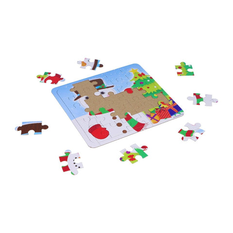 Mini Christmas Jigsaw Puzzles - Kids Party Craft