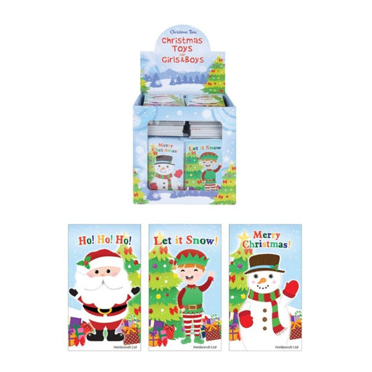 Mini Christmas Notebook (9.3x5.5cm) - PoundToys