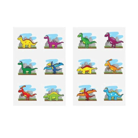 Mini Dinosaur Temporary Tattoo Sheet - Kids Party Craft