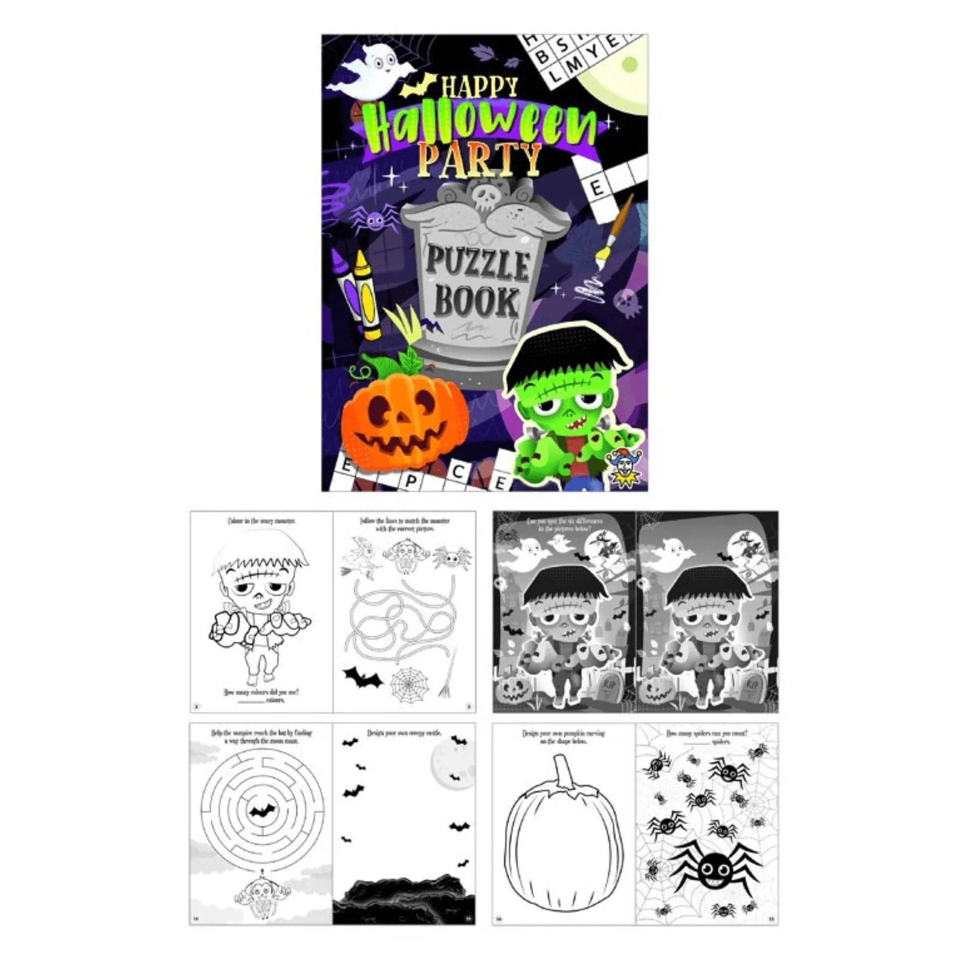 Mini Halloween Puzzle Book - PoundToys