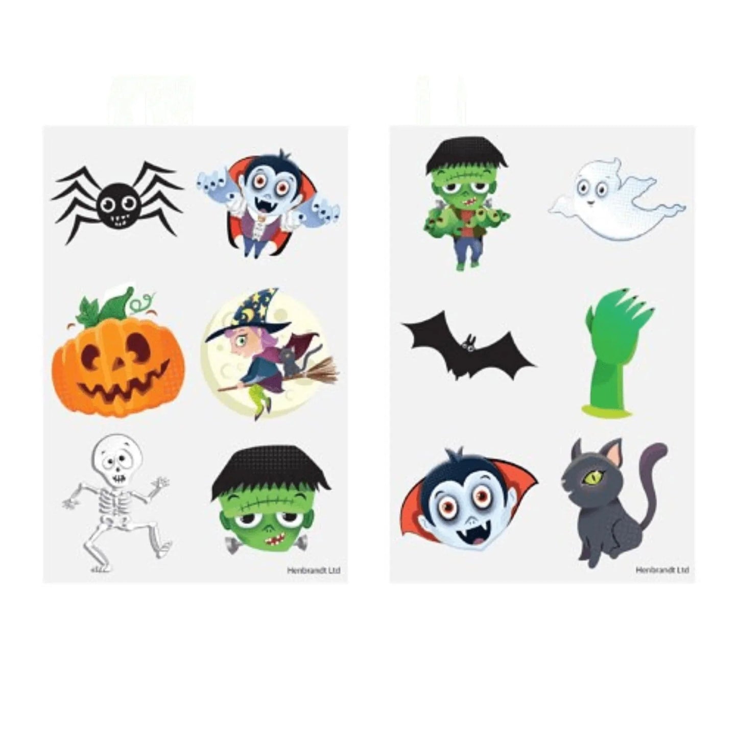 Mini Halloween Temporary Tattoo Sheet - PoundToys