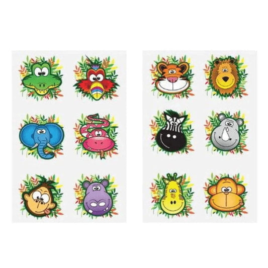 Mini Jungle Temporary Tattoo Sheet - PoundToys