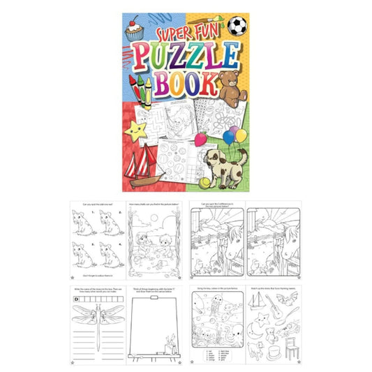 Mini Puzzle Book (10.5x14.5cm) - PoundToys