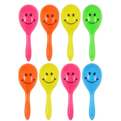 Mini Smile Face Maracas (7cm) - Kids Party Craft