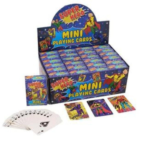 Mini Superhero Playing Cards - PoundToys