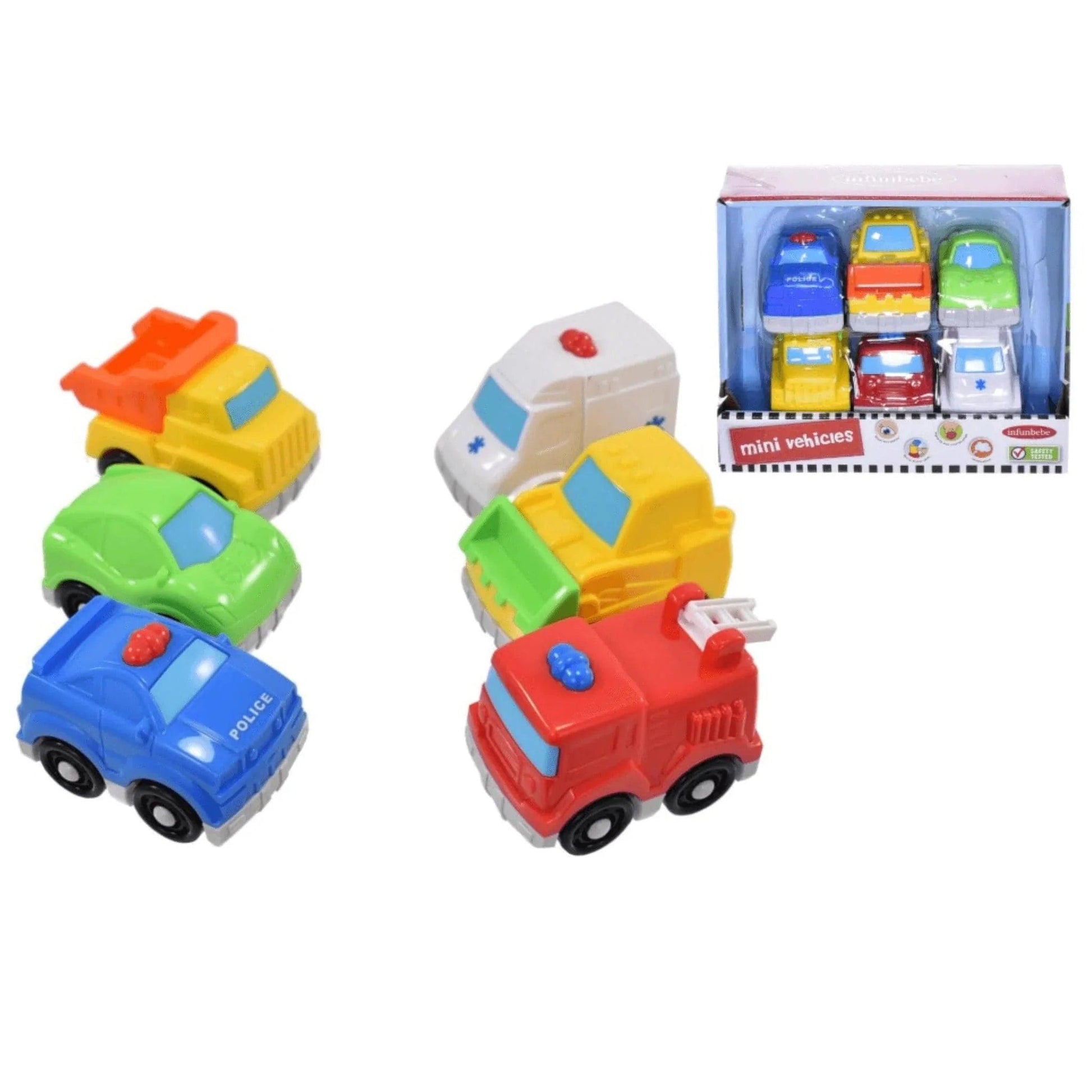 Mini Vehicles Pack Of 6 - PoundToys