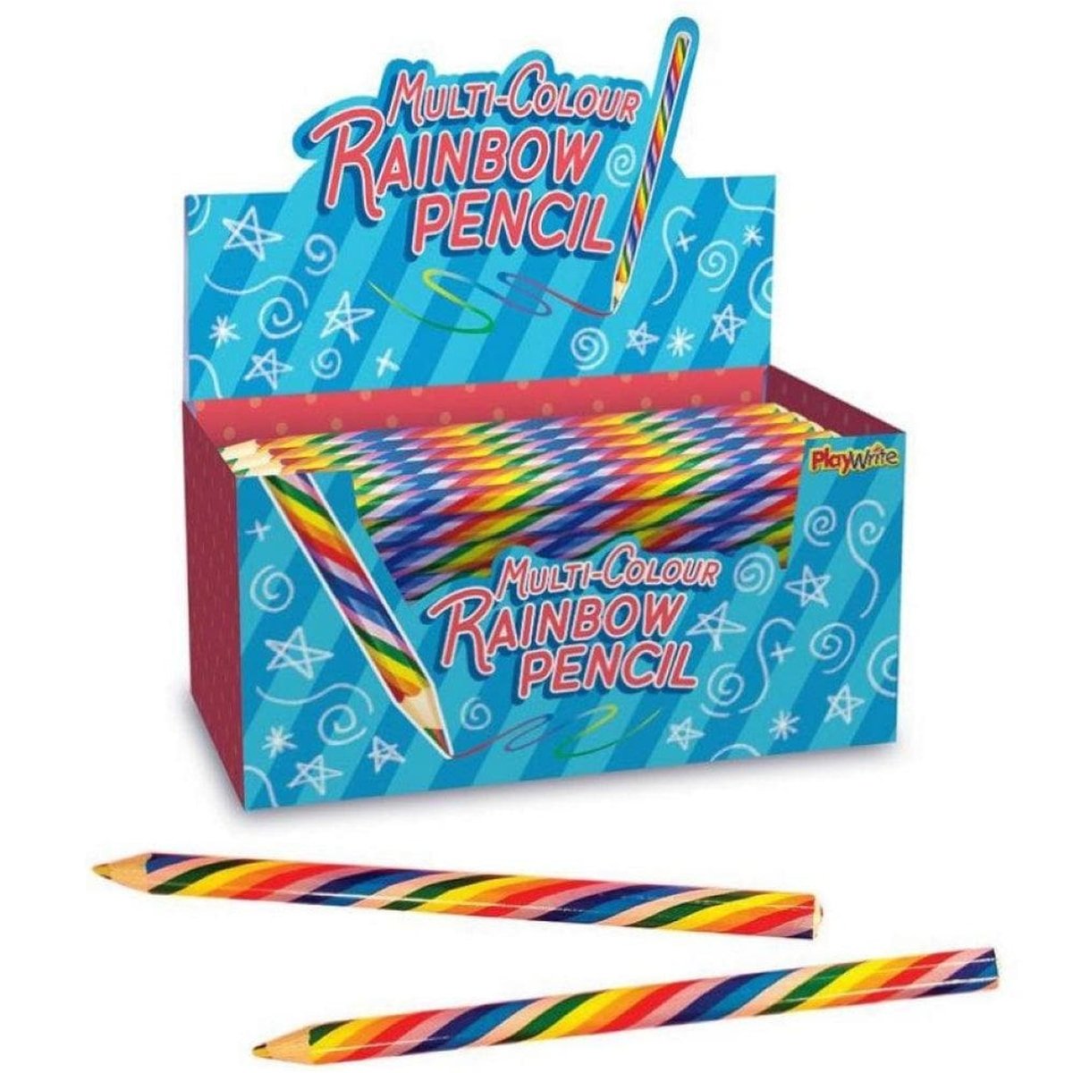 Multi-Colour Rainbow Pencil - PoundToys