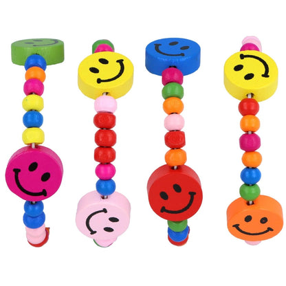 Multicoloured Wooden Bead Bracelet - PoundToys