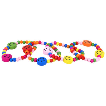 Multicoloured Wooden Bead Bracelet - PoundToys