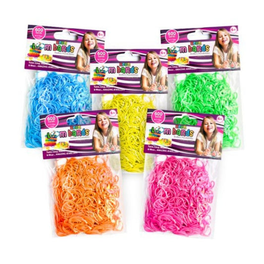 Neon Loom Band Pack Of 600 - PoundToys