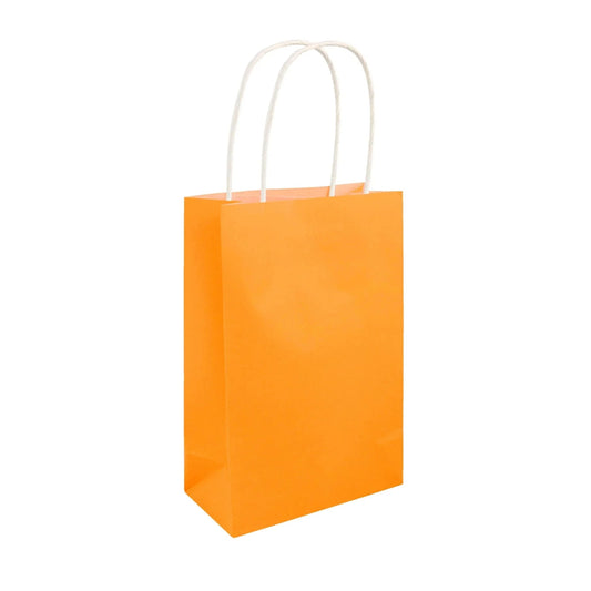 Neon Orange Paper Party Bags - PoundToys