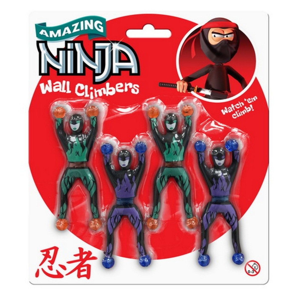 Ninja Wall Climbers 4 Pack - PoundToys