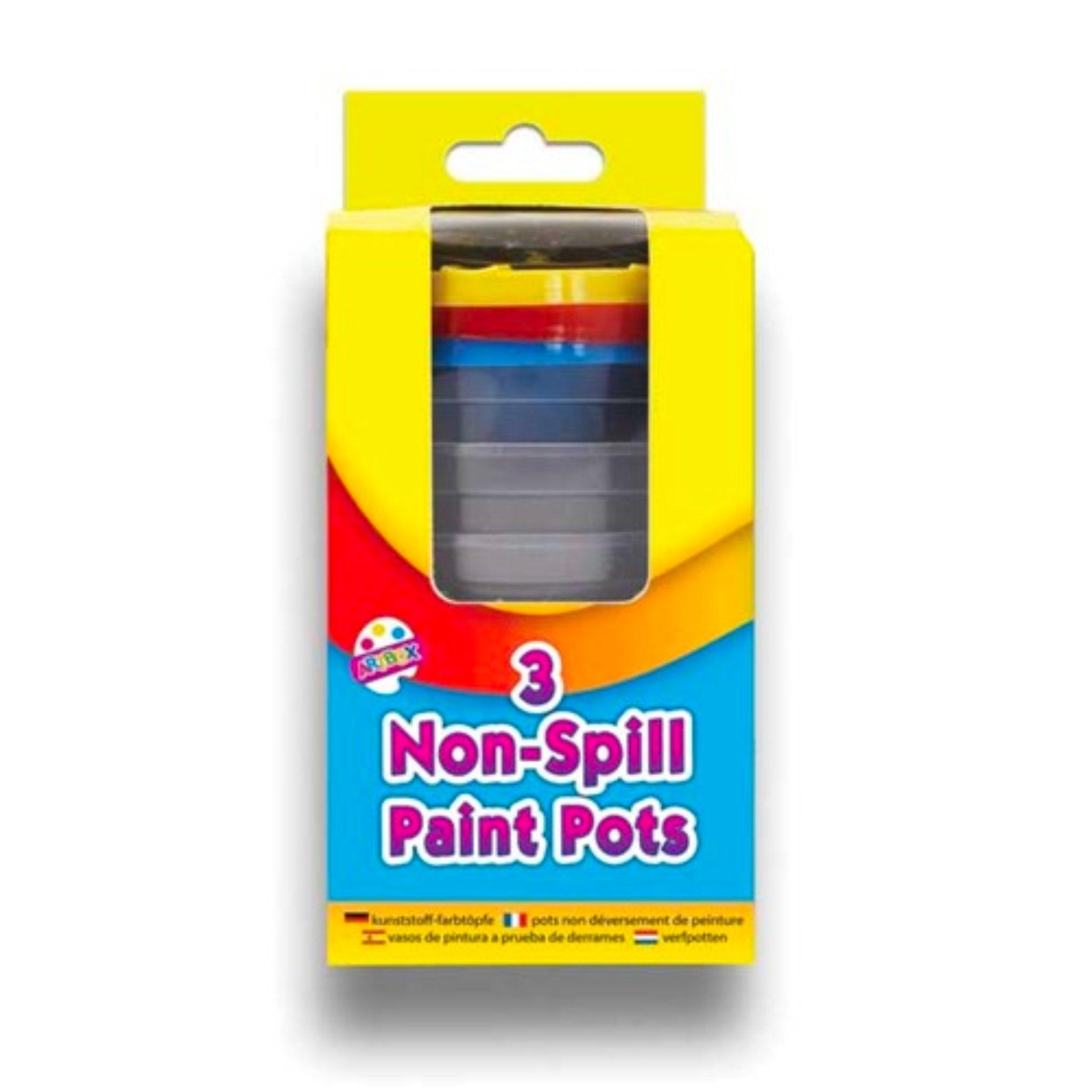 Non-Spill Paint Pots 3pk - PoundToys