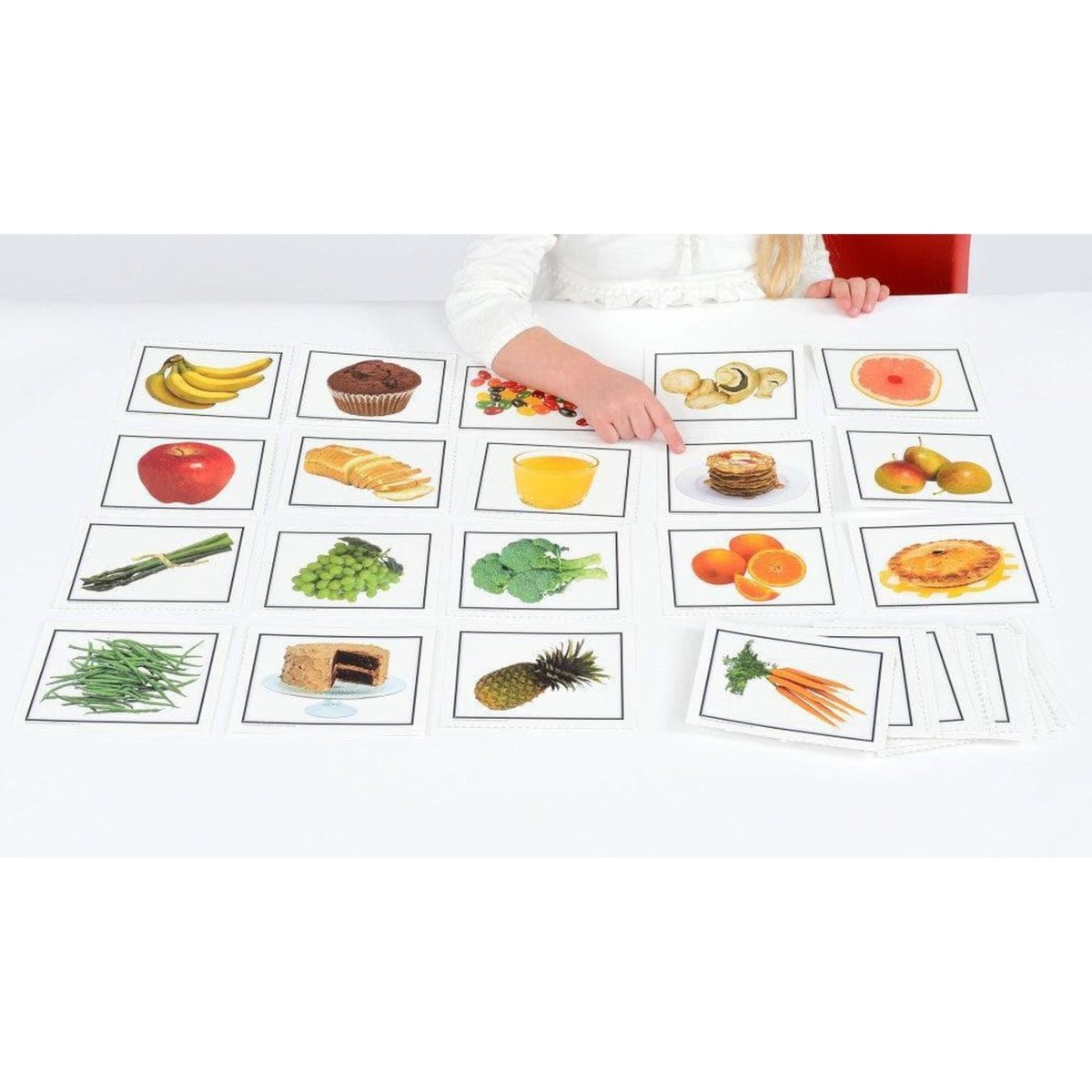 Nouns - Food Learning Cards - PoundToys