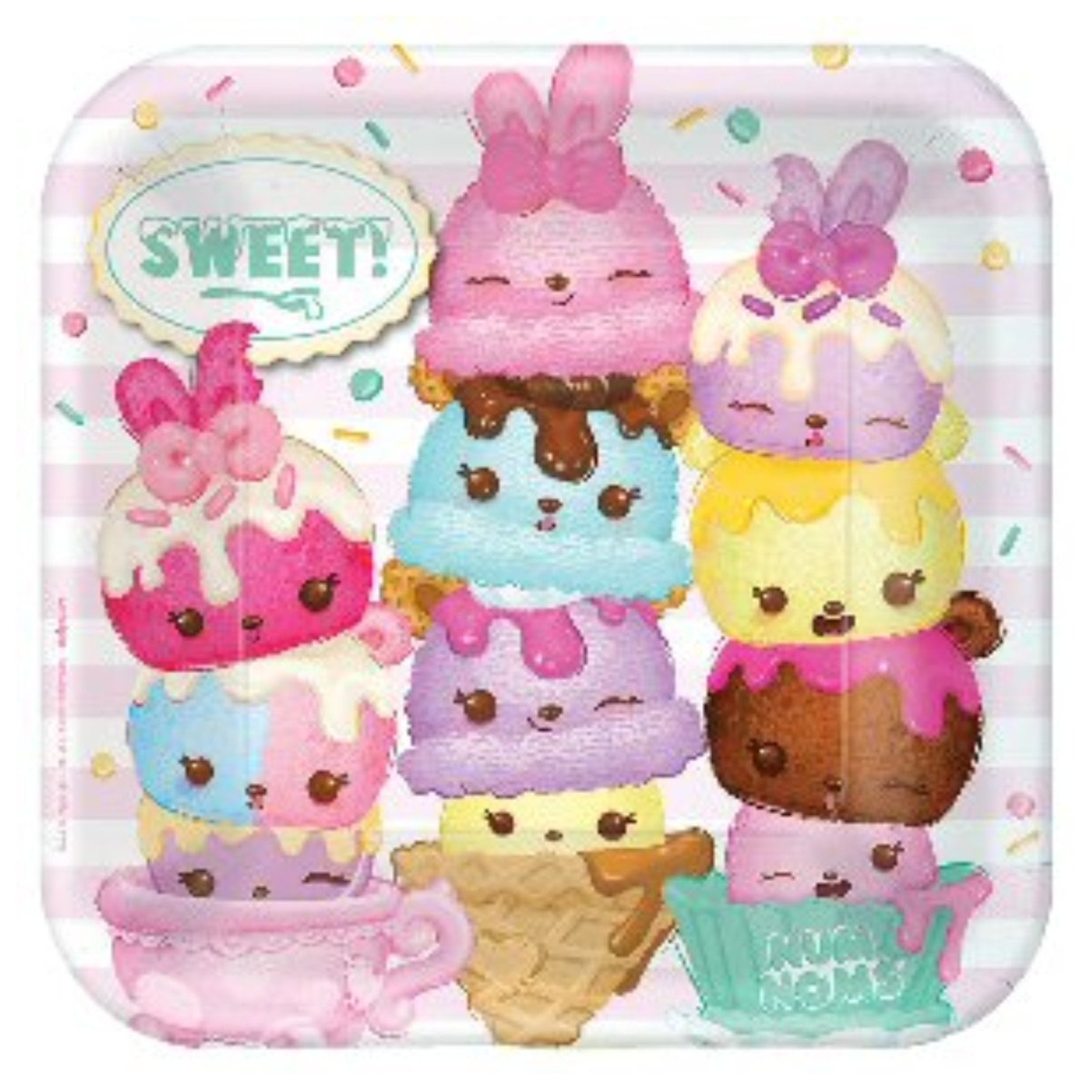 Num Noms 9" Plates (8 pack) - PoundToys