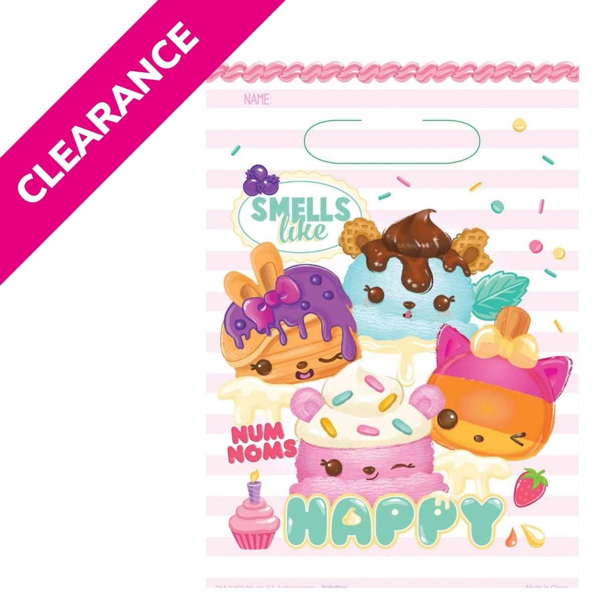 Num Noms Loot Bags pk8 - PoundToys