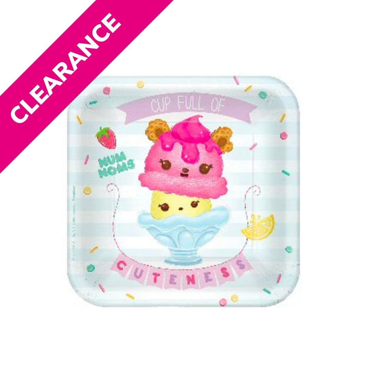 Num Noms Square Party Plates 8pk - PoundToys