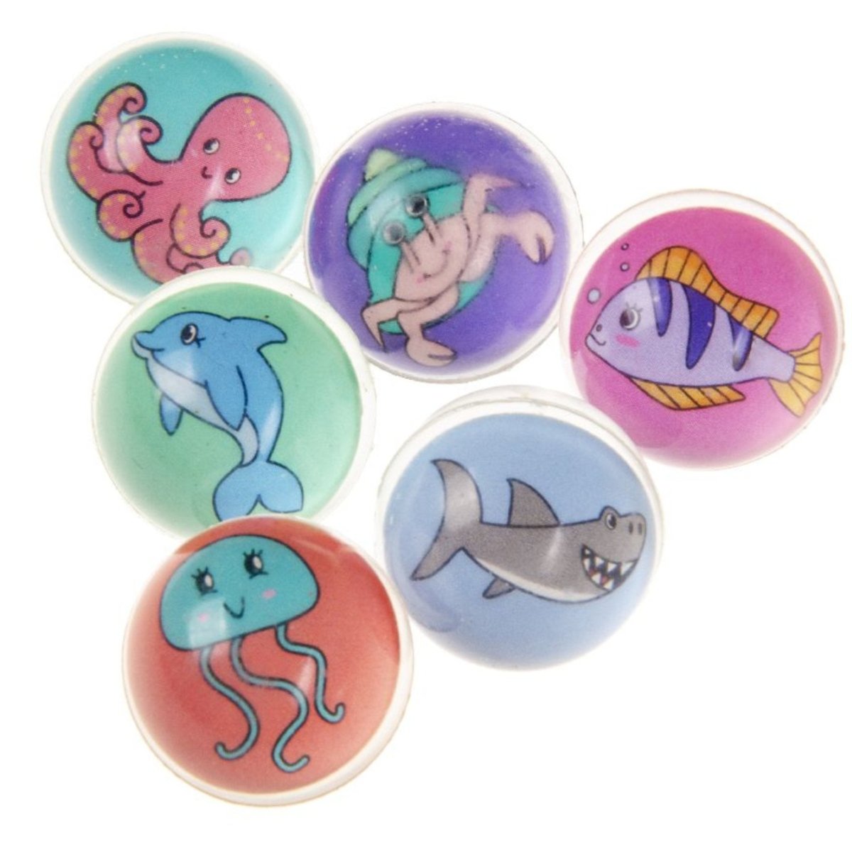 Ocean Bouncy Ball 32mm - Kids Party Craft