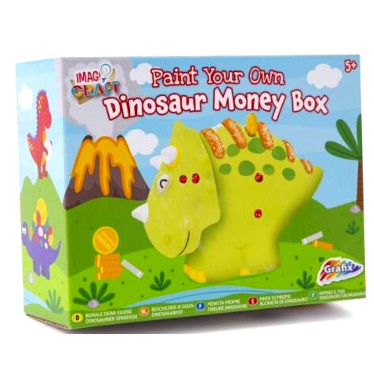 Paint Your Own Dinosaur Money Box - PoundToys