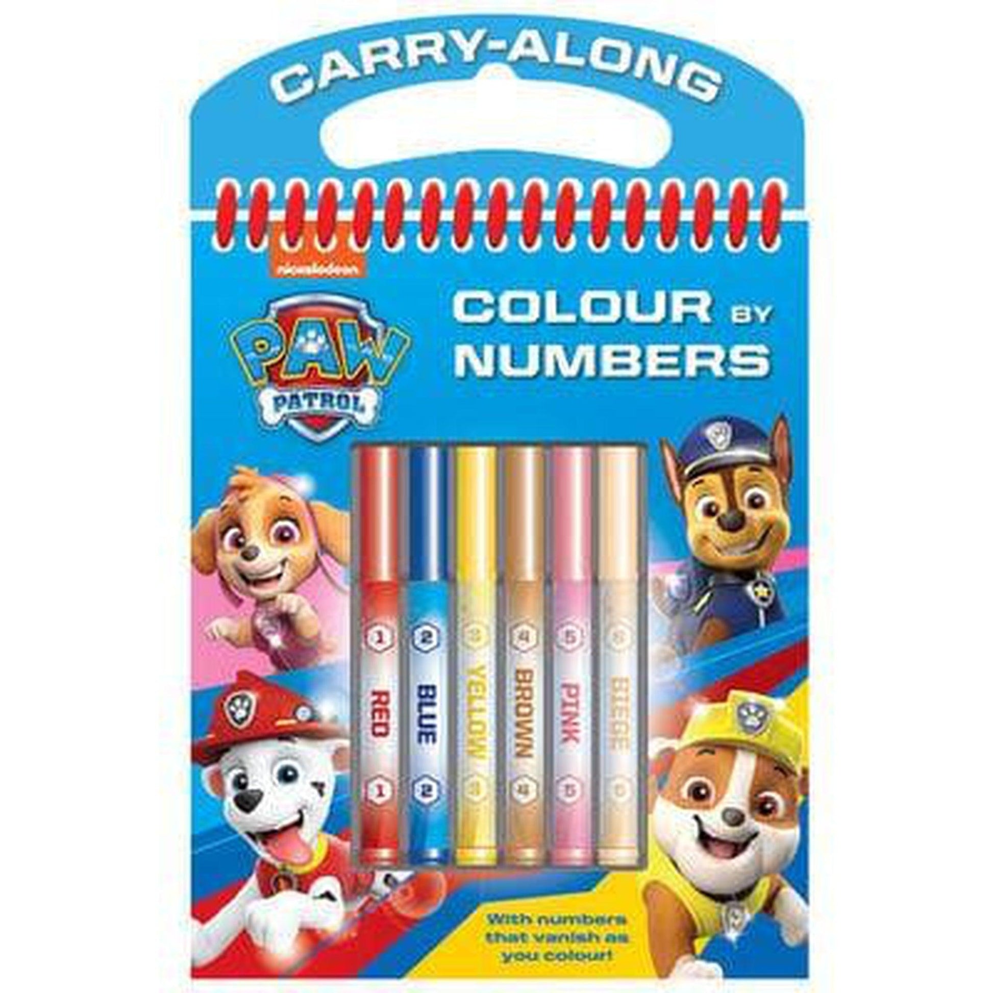 Paw Patrol Colour by Numbers - PoundToys