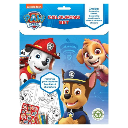 Paw Patrol Colouring Set - PoundToys