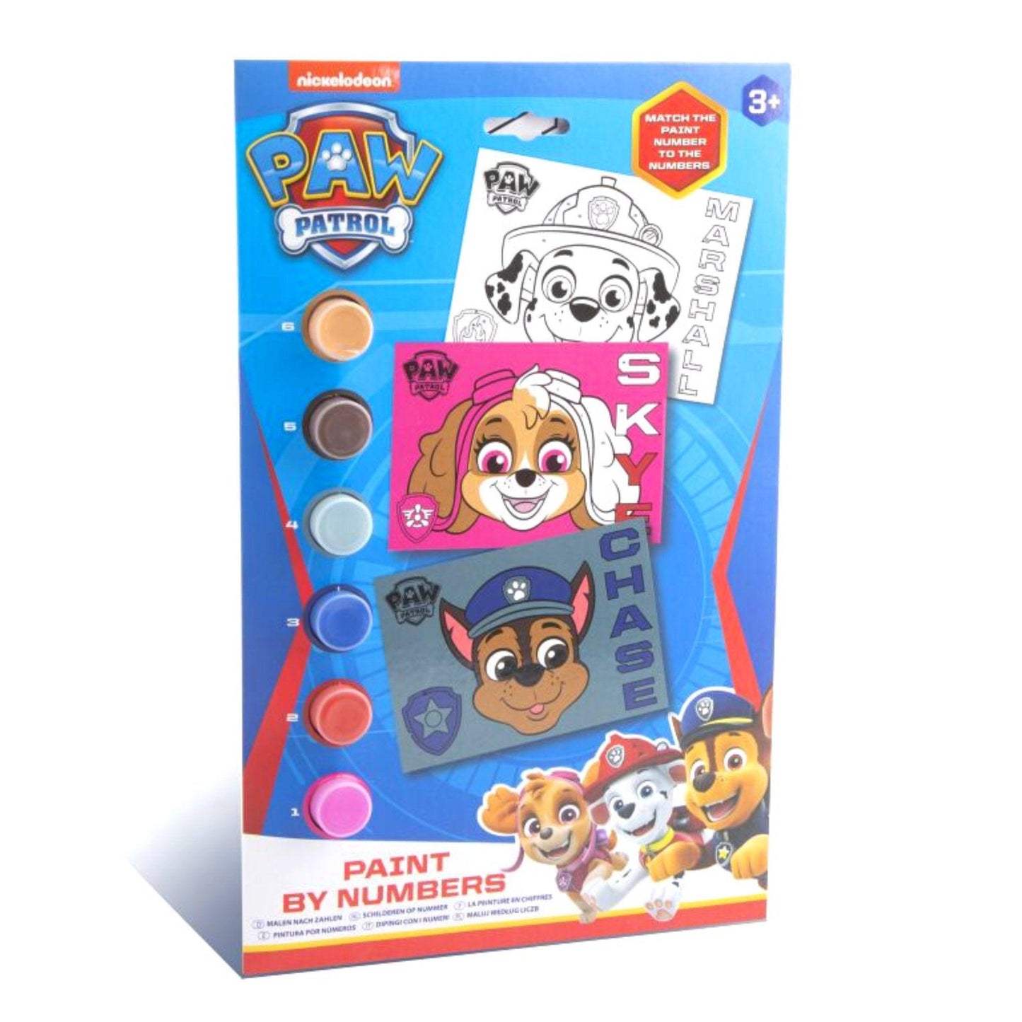 Paw Patrol Paint By Numbers - PoundToys