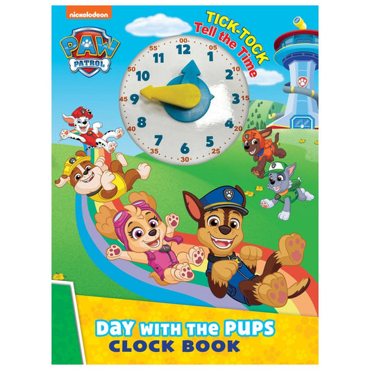 Paw Patrol Tell The Time Clock Book - PoundToys