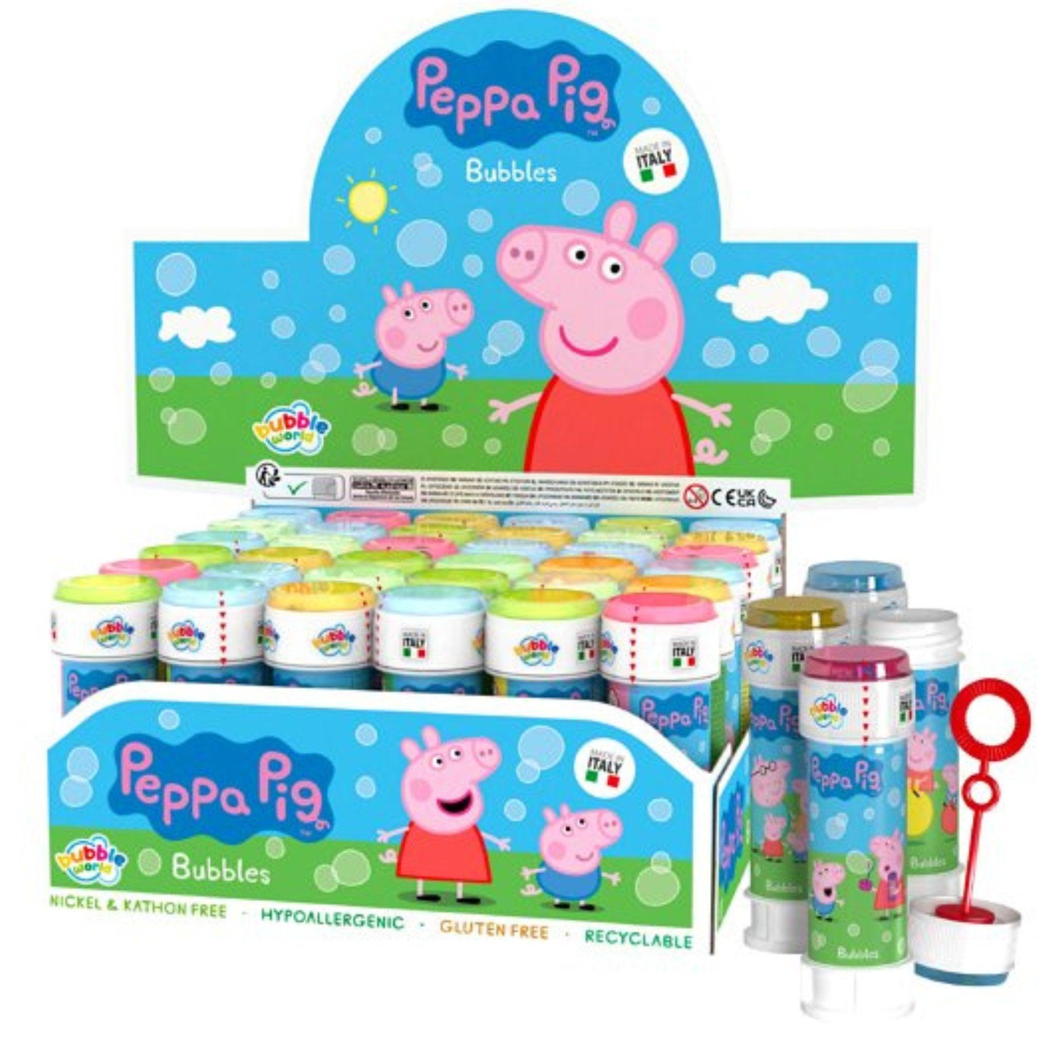 Peppa Pig Bubble Tubs with Wand - PoundToys