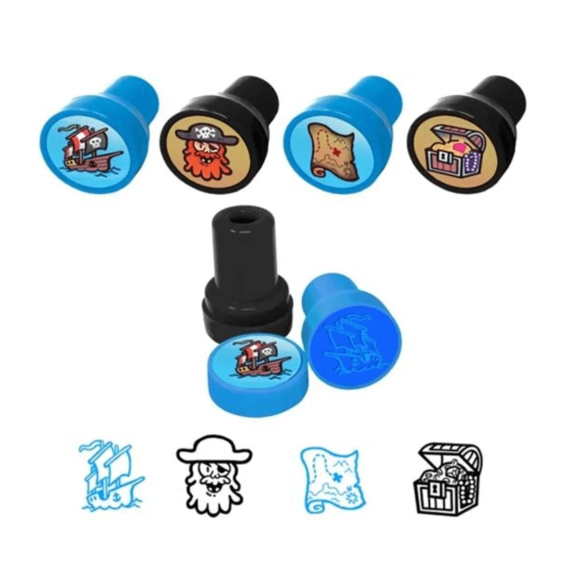 Pirate Ink Stampers 3.5cm - PoundToys