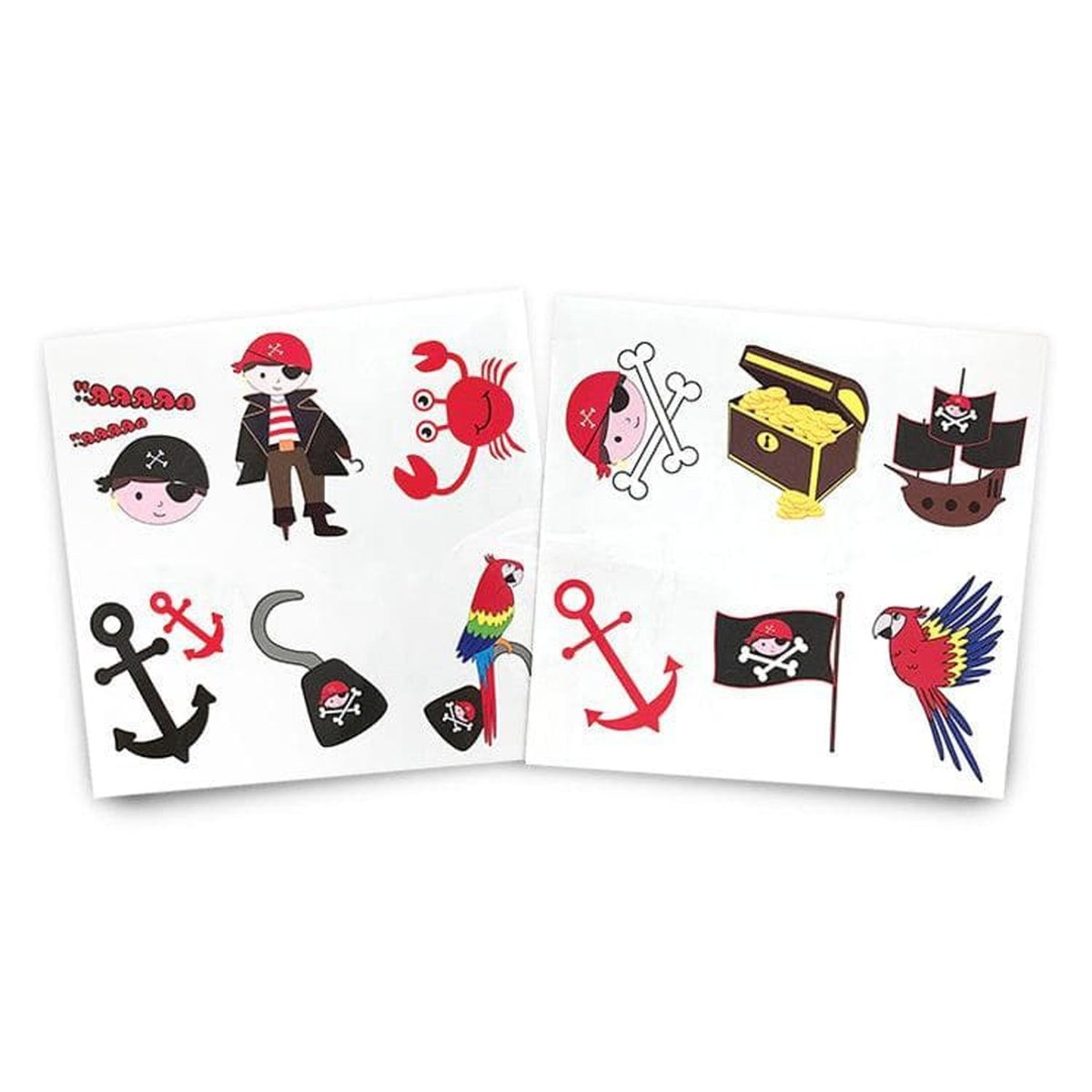 Pirate Mini Tattoo Sheet - PoundToys