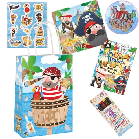 Pirate Pre-Filled Party Bags - Kids Party Craft