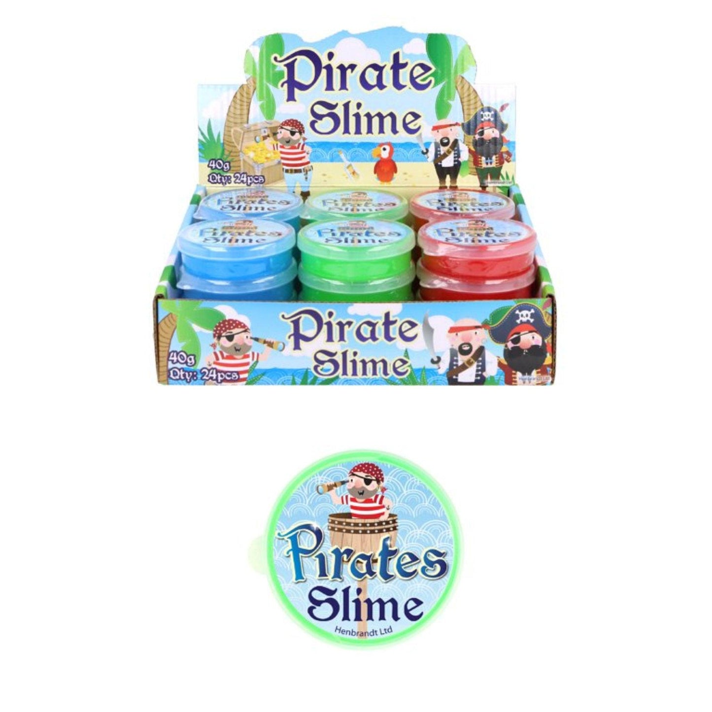 Pirate Slime Tub (7cm x 2cm) - PoundToys