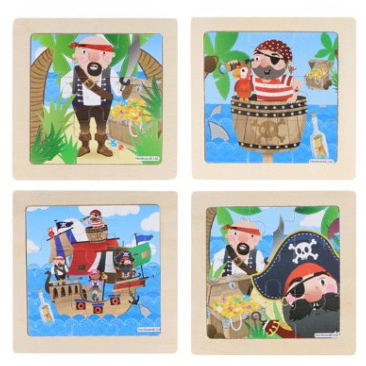 Pirate Wooden Jigsaw Puzzle - PoundToys