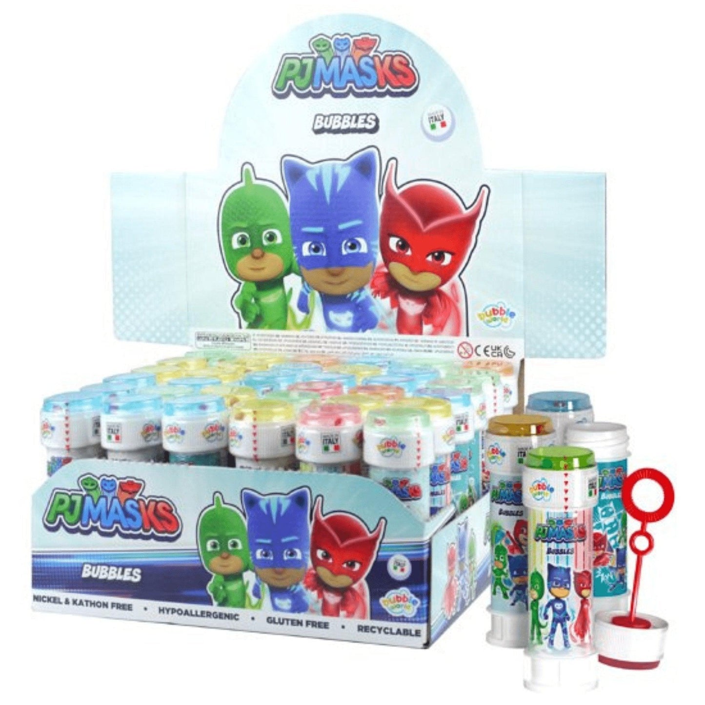 PJ Masks Bubble Tubs with Wand - PoundToys