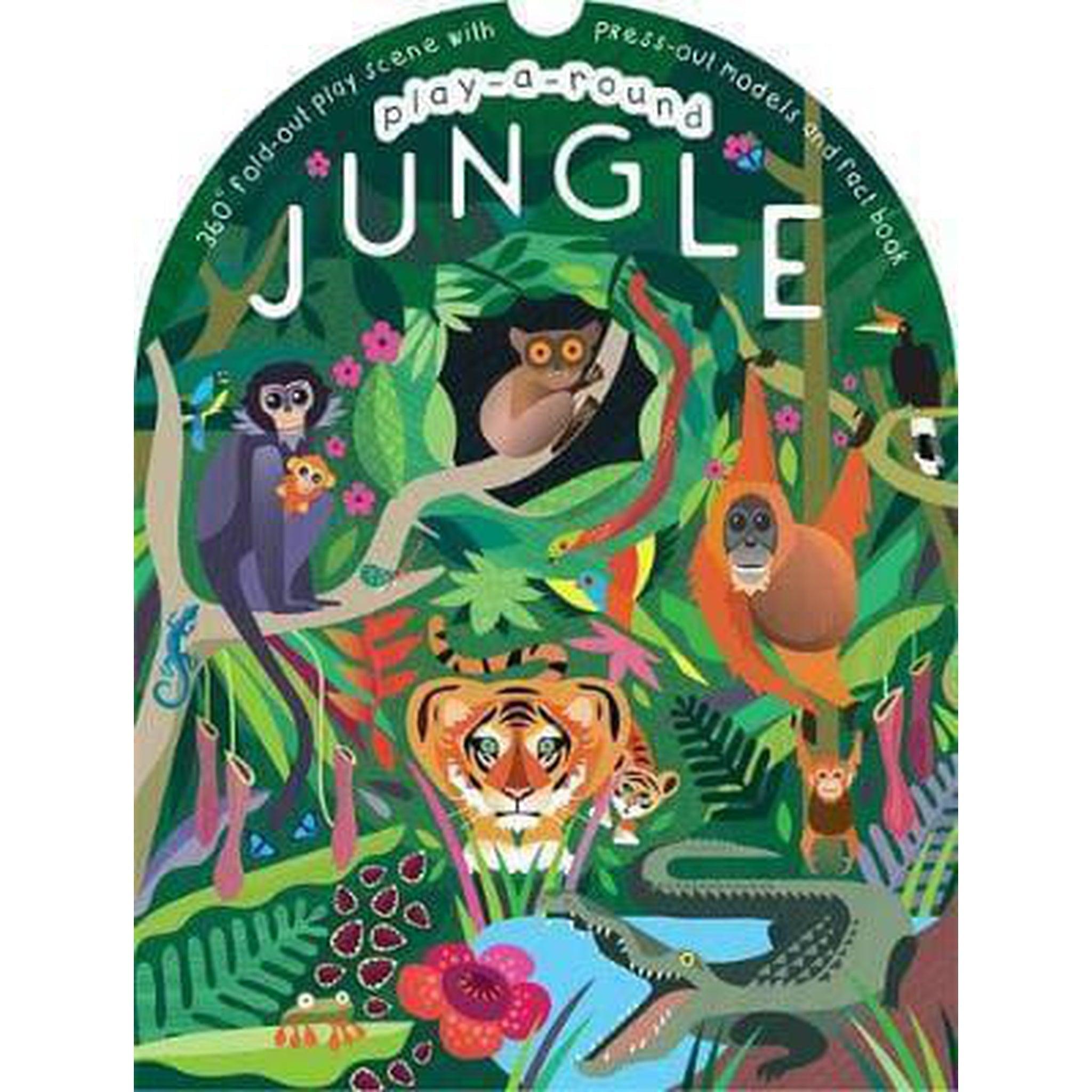 Play-a-round Jungle 360 Degree Play Scene Book - PoundToys