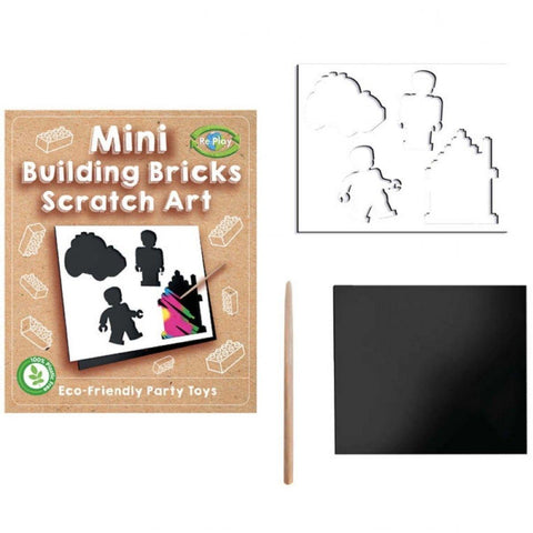 Play Bricks Mini Eco Friendly Scratch Art - PoundToys