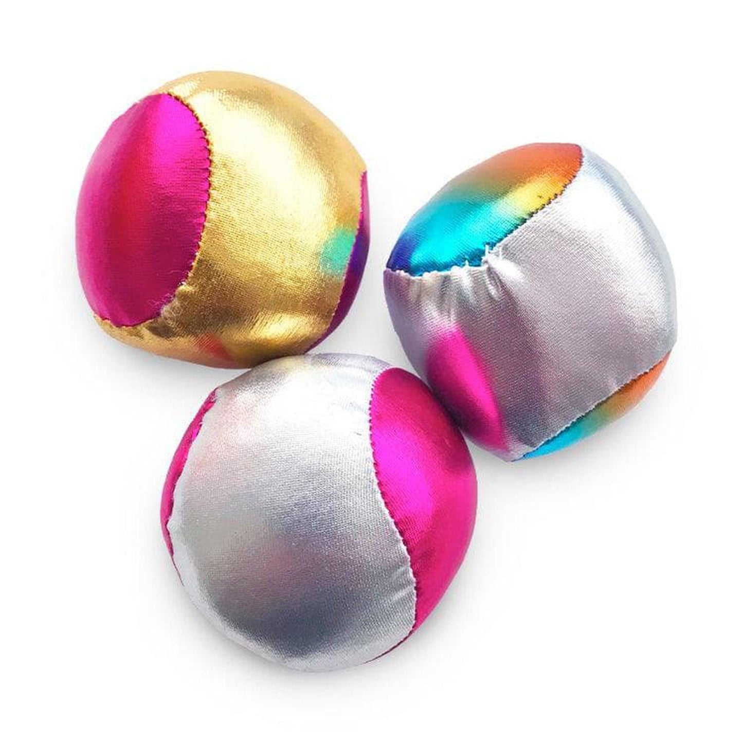 Plush Metallic Look Play Ball - PoundToys