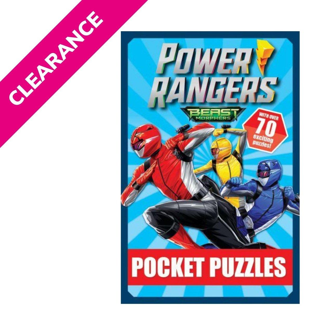 Power Rangers Beast Morphers Pocket Puzzles Book - PoundToys