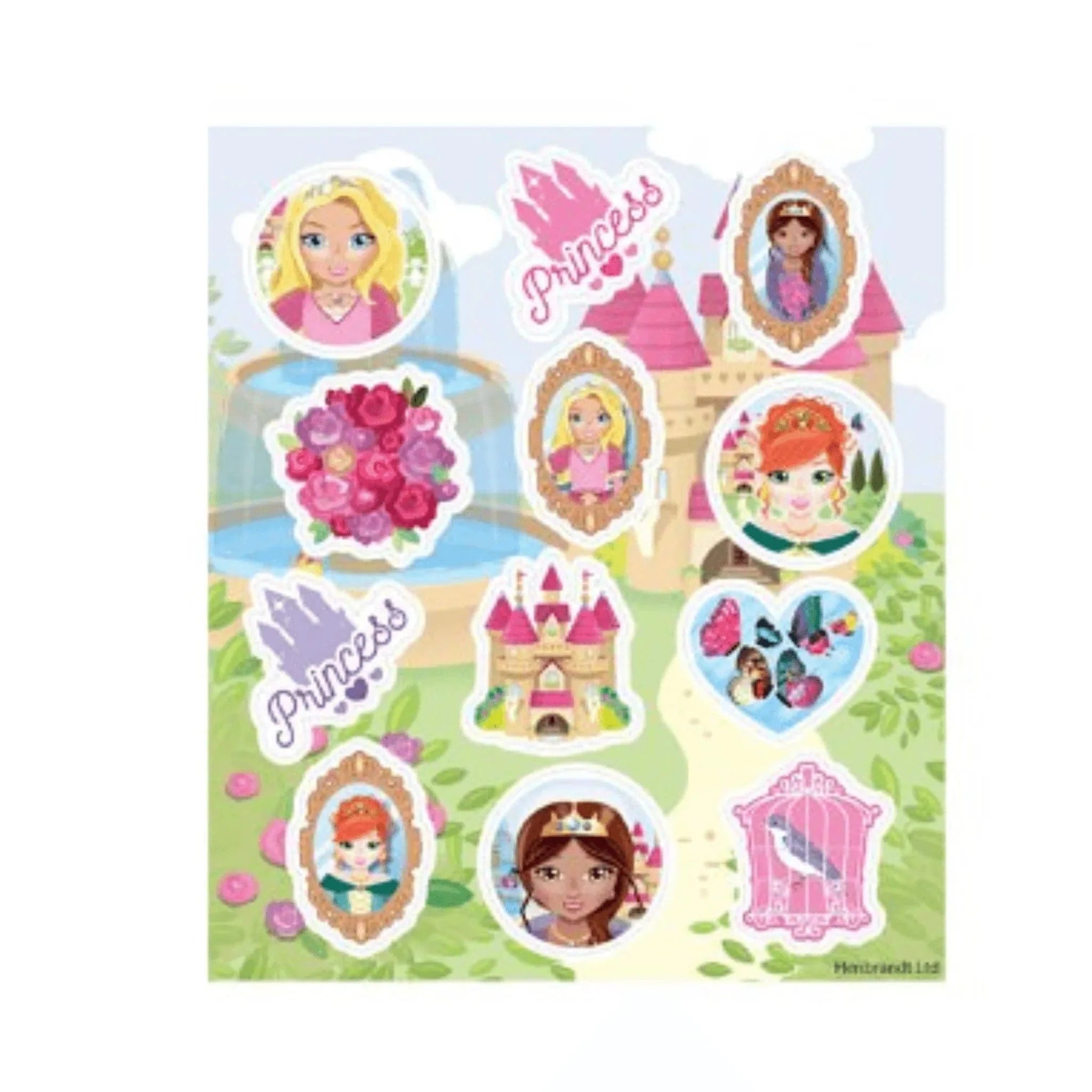 Princess Sticker Sheet - PoundToys